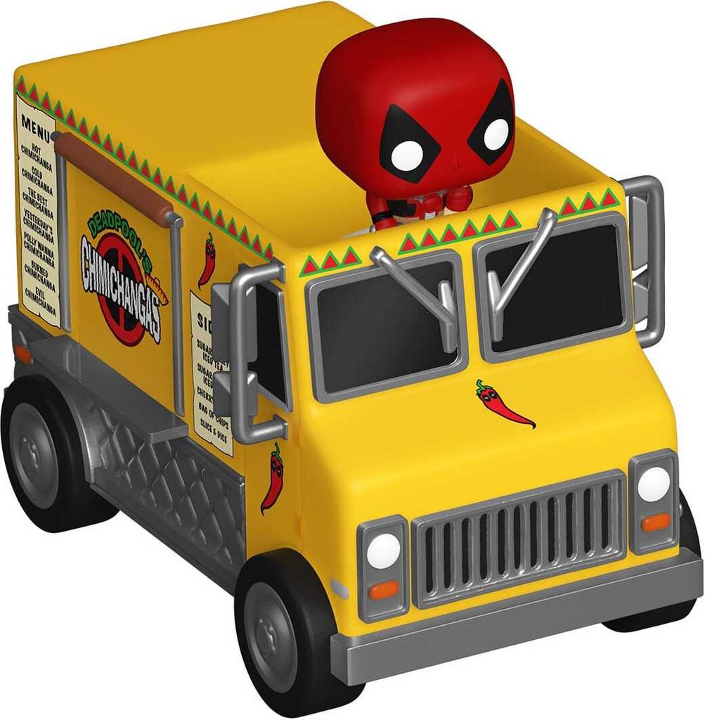 Marvel POP! Rides Vinyl Figur Deadpool w/Chimichanga Truck Produktbild 