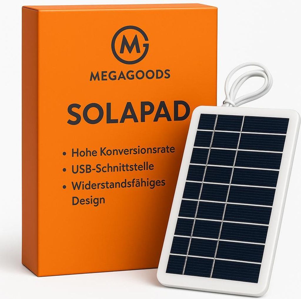 5V 5W Solar Panel USB Ladegerät Outdoor Handy Schnellladegerät DE.