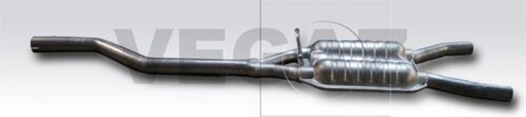 VEGAZ AS-363IMA Mittelschalldämpfer Schalldämpfer für AUDI A4 Avant (8ED, B7) A4 Limousine (8EC, B7)