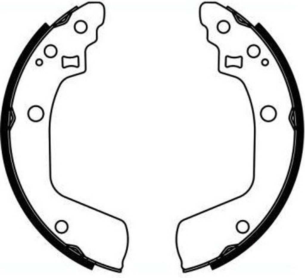 ABE Bremsbackensatz Trommelbremse Hinten für SUZUKI SWIFT III (MZ, EZ) C08029ABE
