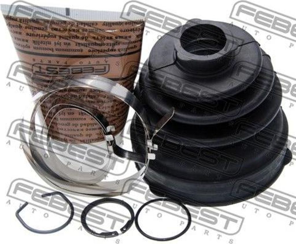 FEBEST 1715-A6T Manschettensatz, Antriebswelle OE 1254342 kompatibel mit A3 8P, A4 8E, A4 8H, A6 4F, A8 4E, Focus, Galaxy, Tourneo, Alhambra, Octav...