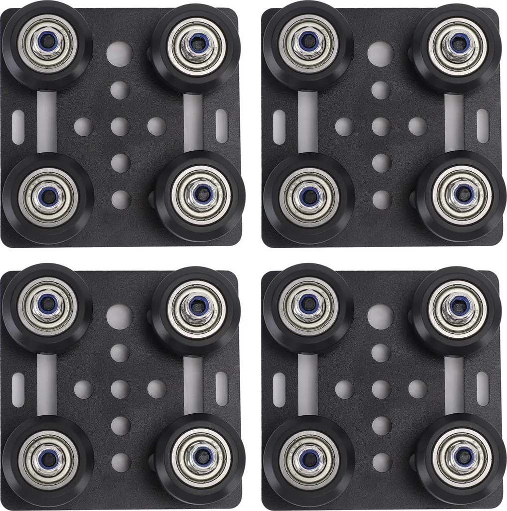 Plaque de Support Arrière pour Extrudeuse 3D, Kit de 4 Pièces Série 2020V