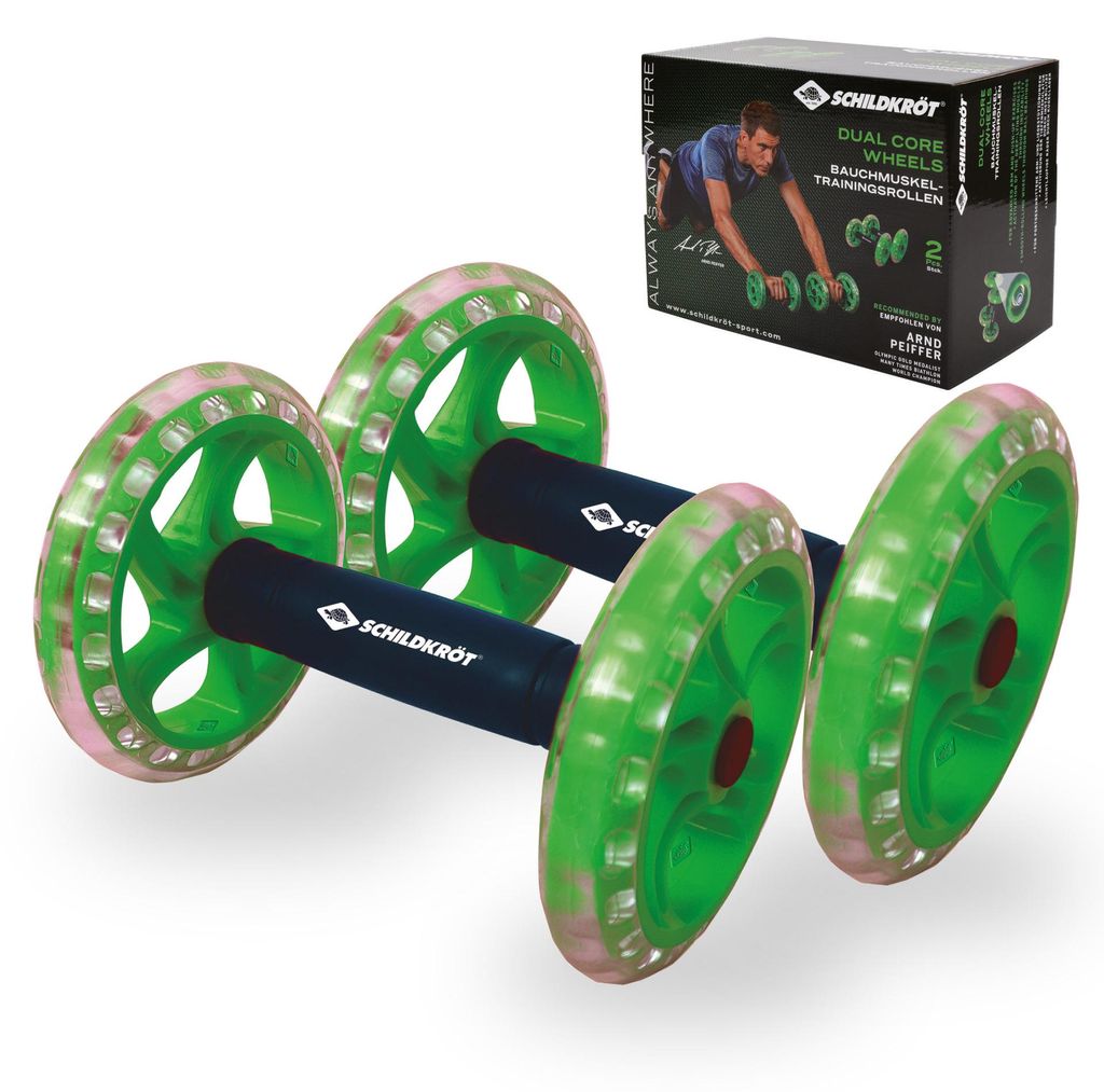 SCHILDKRÖT960147 SCHILDKRÖT Dual Core Wheels, noir / vert Image du produit 