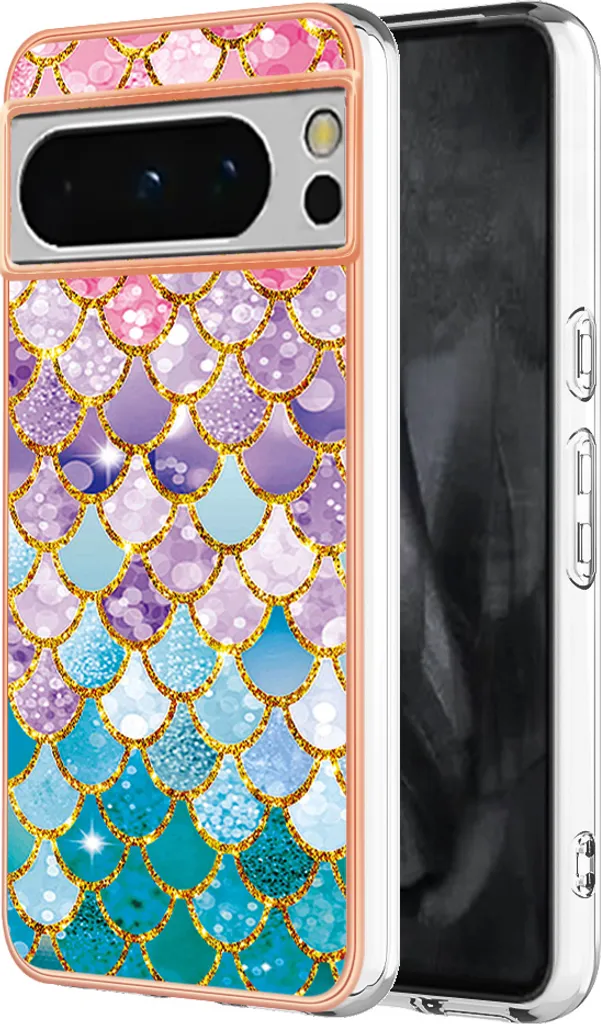 Cover Google Pixel 8 Pro TPU Silicone Bumper Antiurto Colorful