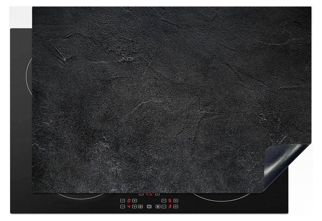 Herdabdeckplatte Einteilig Glaskeramikkochfeld Abdeckplatte Küche Deko Induktionsmatte Industrial - Beton - Grau - Vintage - Rustikal - 77x51 cm