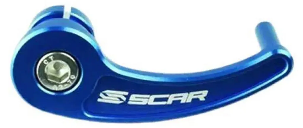 Extracteur d'axe de roue arrière anodisé bleu de marque SCAR