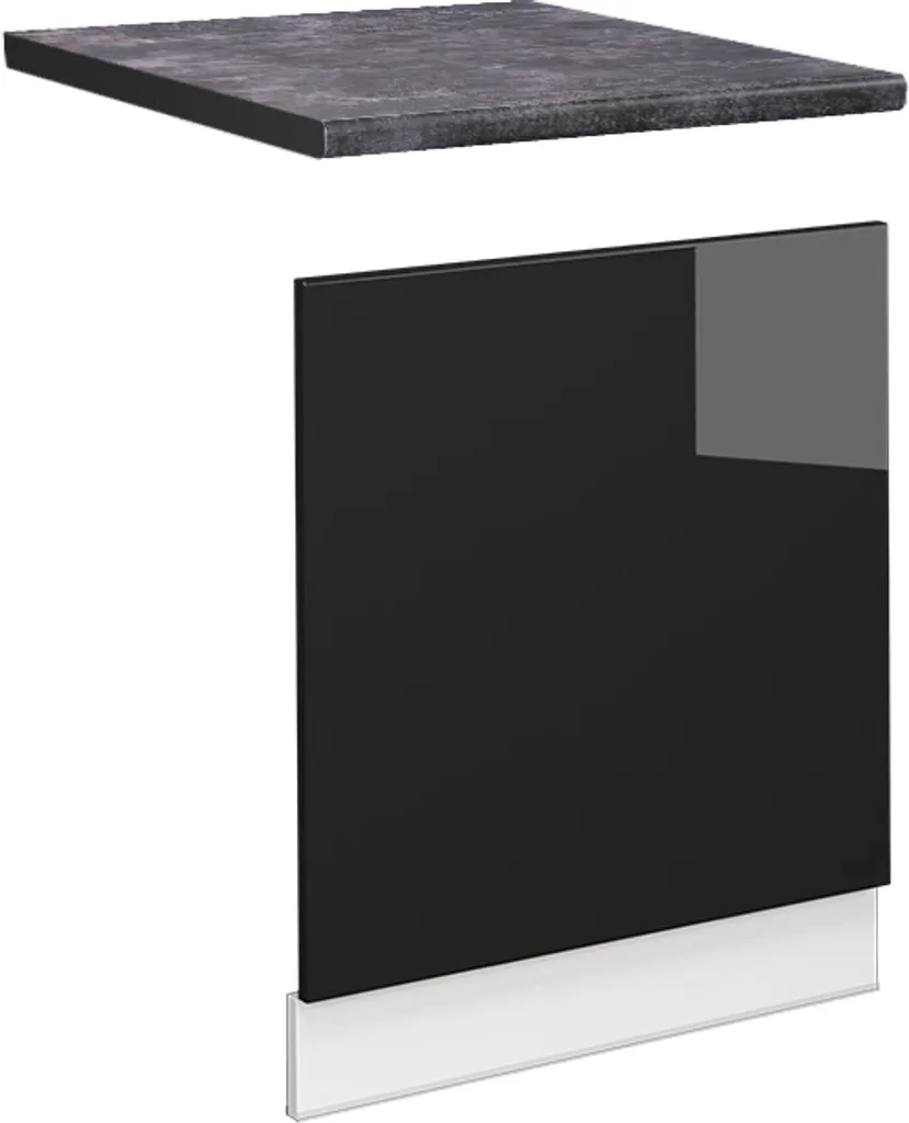 Pannello Frontale Vicco Fame-Line 60 cm Antracite Rovere Nero