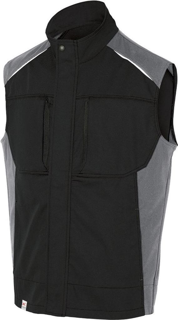 Kübler Activiq Weste schwarz/anthrazit Gr. 4XL