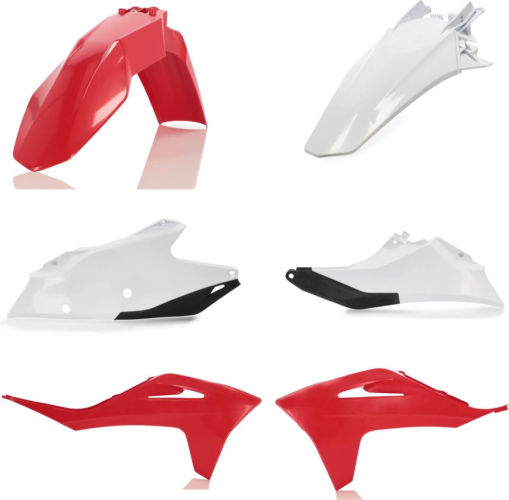 ACERBIS Verkleidungskit 6 Teile Rot/Weiß für GAS GAS