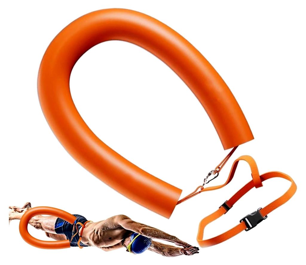 Pool Float mit rutschfestem Taillengurt, 3,54 Zoll kompaktes Design, Schwimmhilfe für Schnorcheltraining, Bootfahren, Fluss, Sonnenbaden, Angeln u...