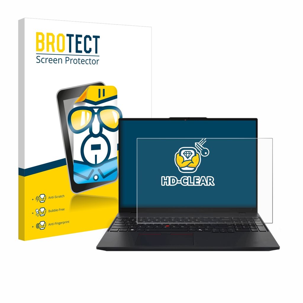 Für Lenovo ThinkPad L16 Gen 1 Schutzfolie BROTECT Displayschutz Display Schutz Folie Klar Transparent
