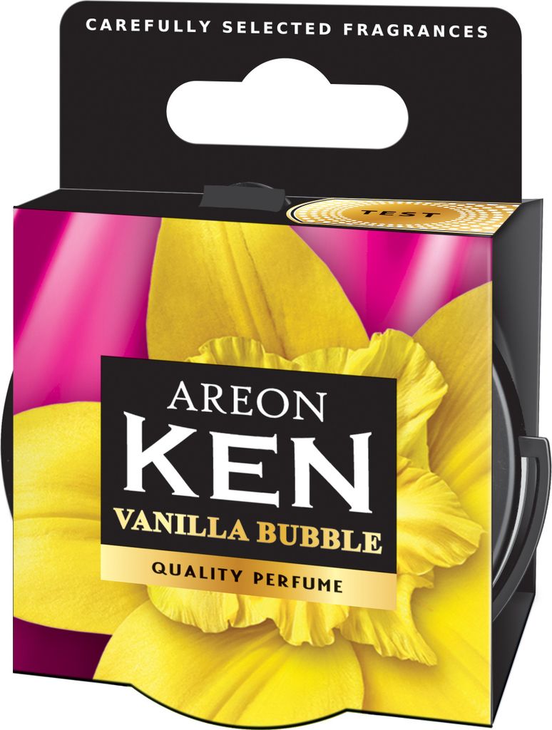 Original Areon KEN Duftdose Duftbaum Lufterfrischer DECKEL Vanille Bubblegum