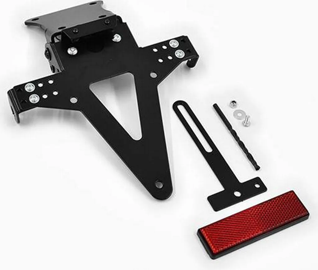Support de plaque ZX-6R 05-06 robuste avec fixation clignotants OEM