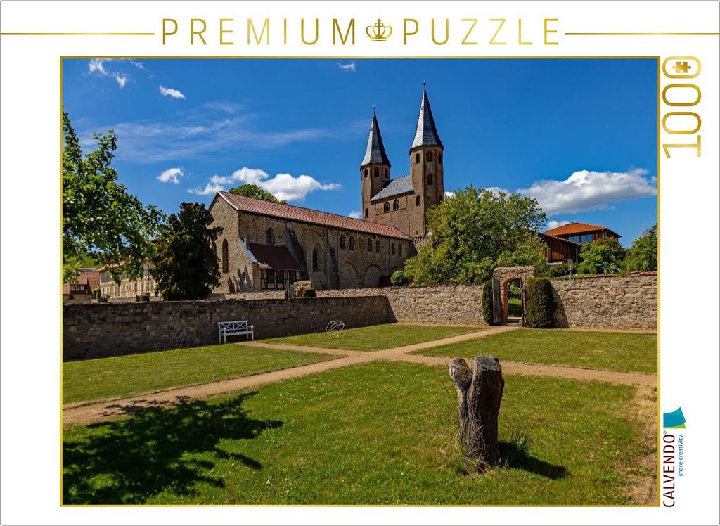 CALVENDO Puzzle Die Klosterkirche St. Vitus | 1000 Teile Lege-Größe 64x48cm Foto-Puzzle für glückliche Stunden