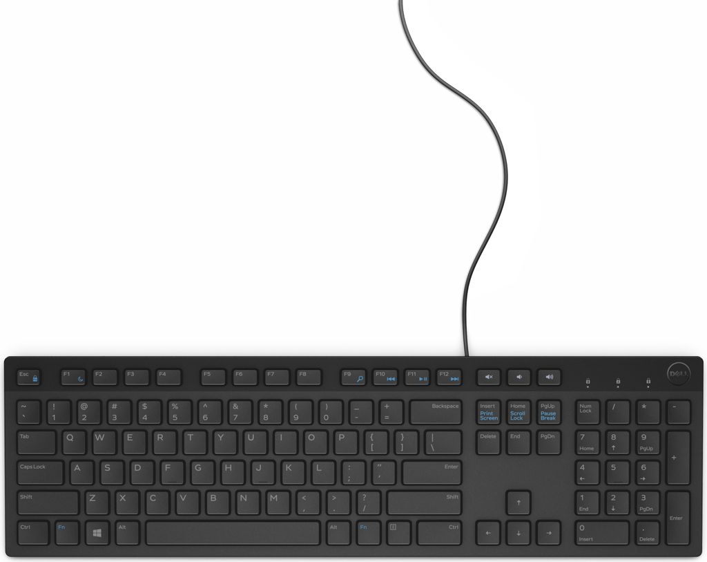 Dell KB216 Multimedia Keyboard black Produktbild 
