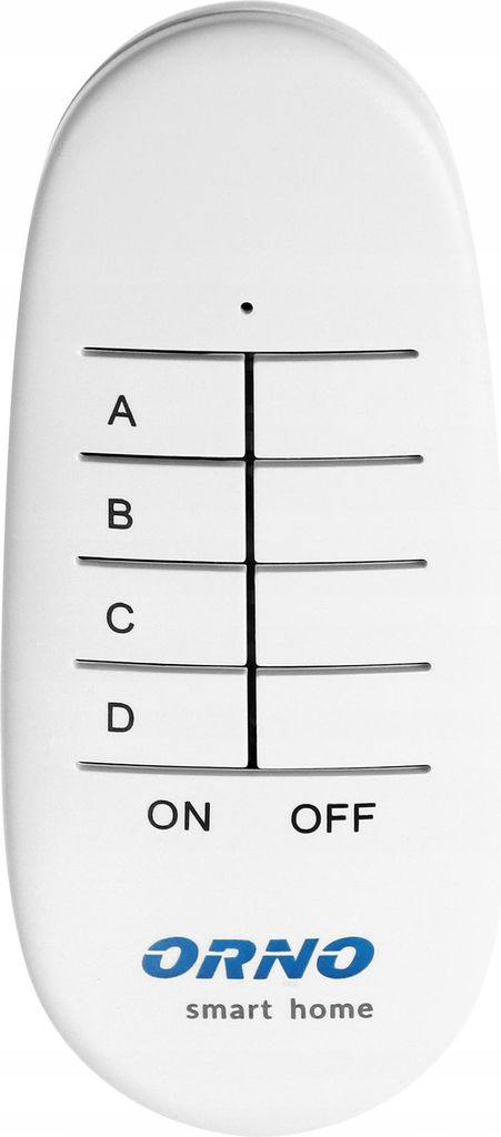 Orno | Fernbedienung 4-Kanal OR-SH-1752 - Weiß - Smart Home - Drahtlose Steuerung - 30 m Reichweite
