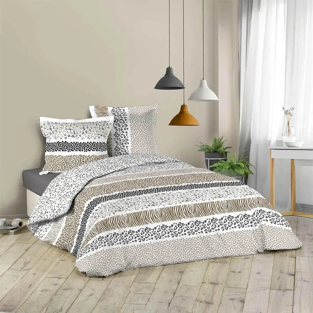 Housse de couette Wild Animal 240x220 pour déco de chambre exotique