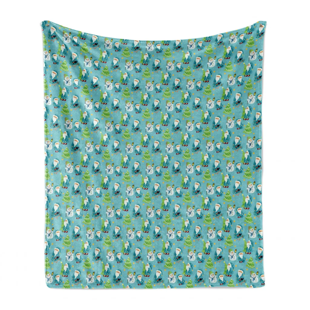 Plaid Natale ABAKUHAUS Verde Lime | Coperta in Flanella Soft 125x175