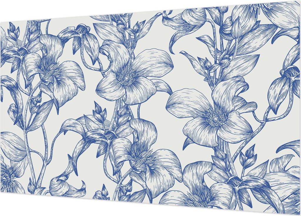 Fototapete - Wandbilder für Wohnzimmer - 416x254 - Dekorative Wandfolie - Modernes Design für Wanddekoration - Tapeten für Innenräume - Blüten...