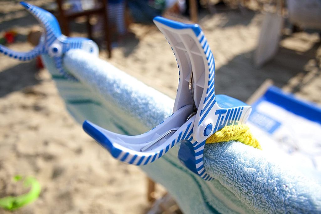 Tuuli Strand Clips 4er Set - Große Klammern Für Handtücher & Mehr