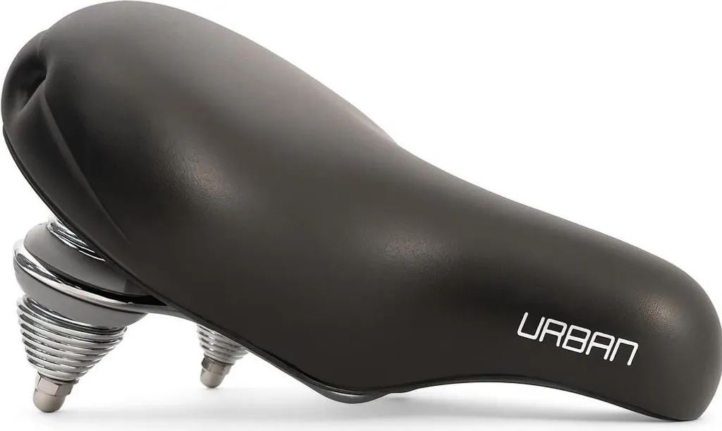 Selle Urban XL Edge Bicycle Noire - Rembourrage Confort et Grand Format