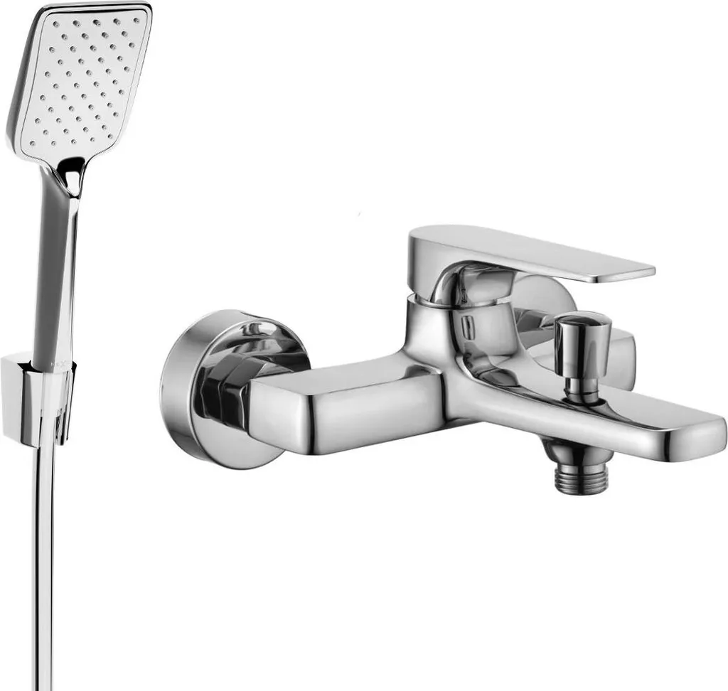 Mexen Lynx R62 Miscelatore Vasca Cromato 74593R62-00 | Set Doccia Completo