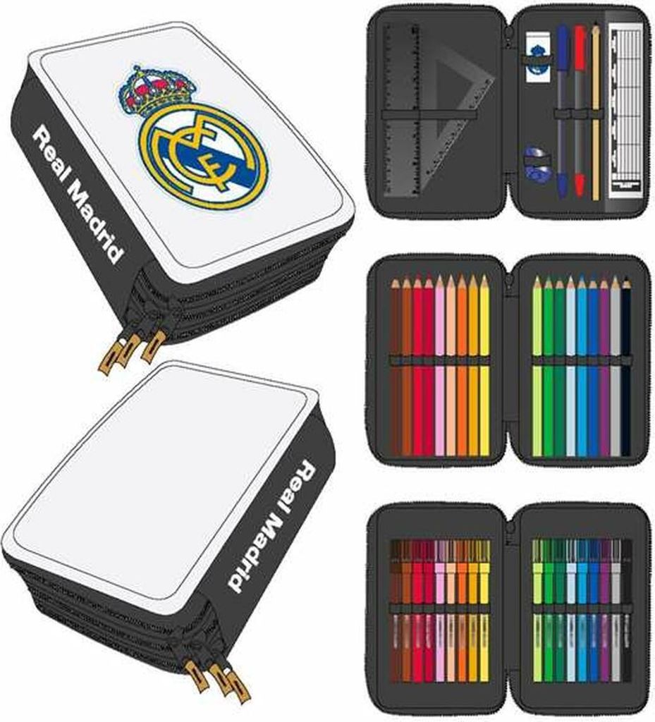 Dreifaches Federmä ppchen Real Madrid Produktbild 