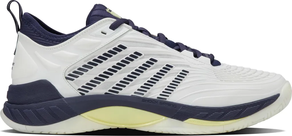K-Swiss Sneakers Cuir Blanc 09071-171-M Homme avec Semelle Amortissante 41,5
