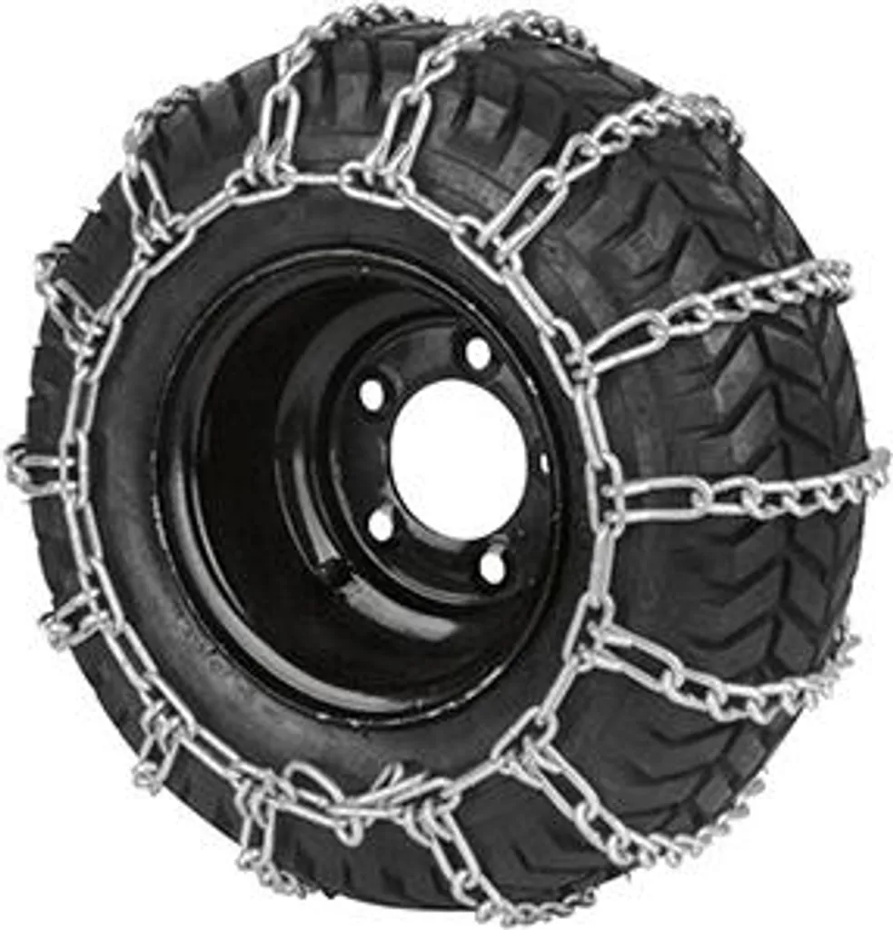 Chaînes neige pour souffleuse et tracteur de jardin 410/350 X 4 - Sécurité