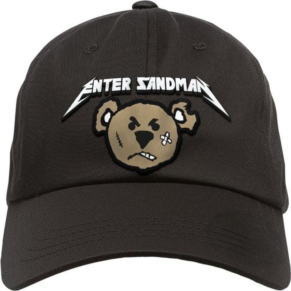 Sprüche Cap Uni Metal-Kids - Enter Sandman schwarz L