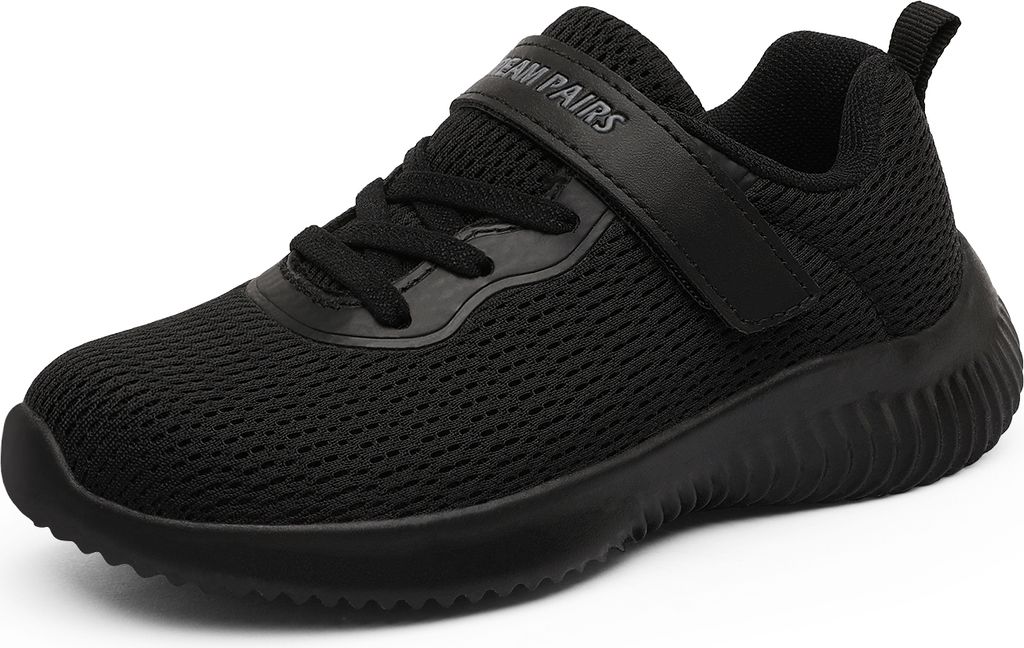 DREAM PAIRS Turnschuhe Jungen Mädchen Schuhe Kinder Sneaker Tennis Atmungsaktiv Laufschuhe Sportschuhe,Size 36,Alles/Schwarz,KRIDER-1