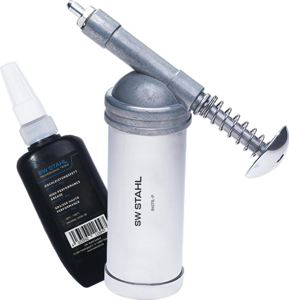 SW-Stahl 64311L Mini-Fettpresse mit Hochleistungsfett, 80 g