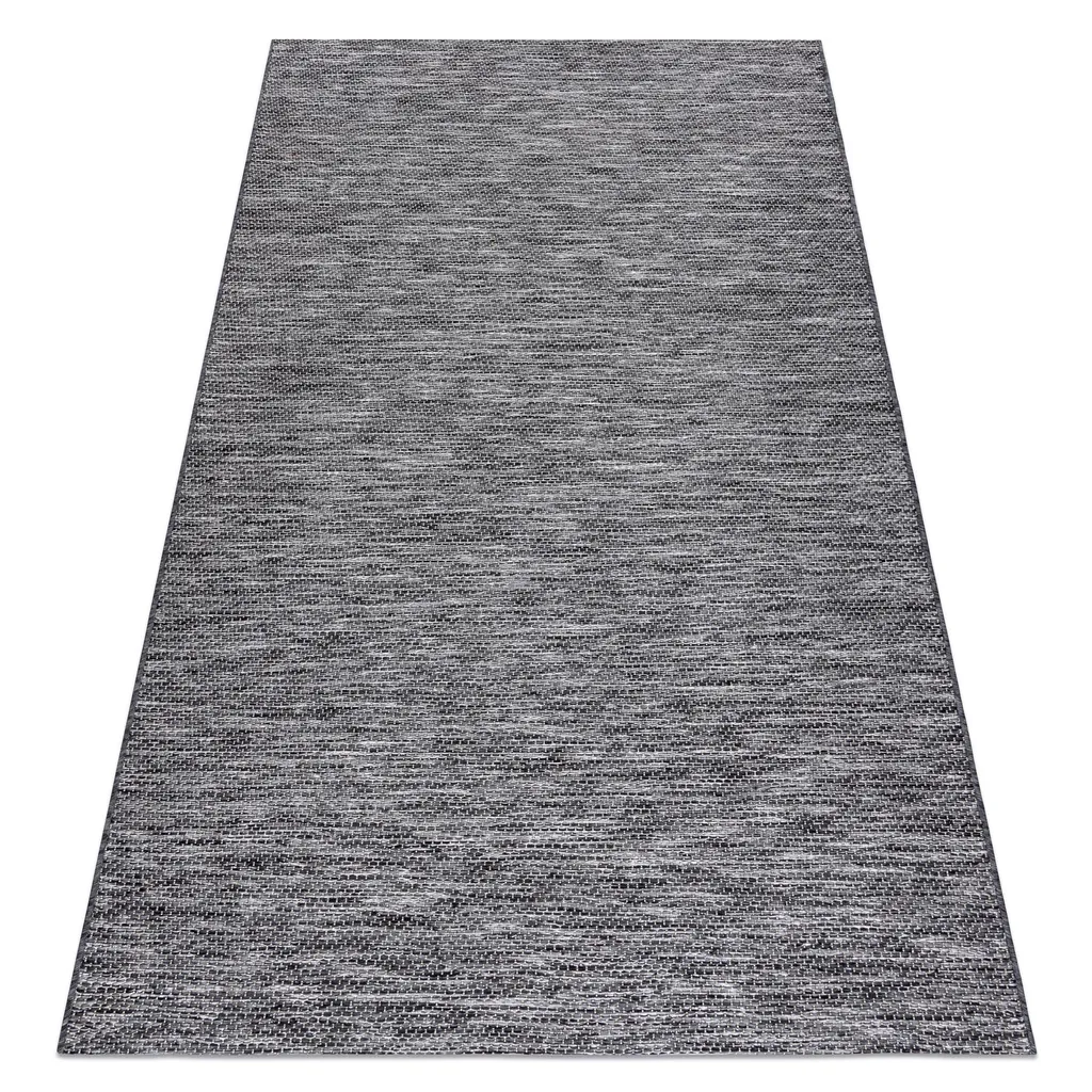 Tapis de Salon Gris Argent en Sisal Synthétique - 120x170 cm COLOR