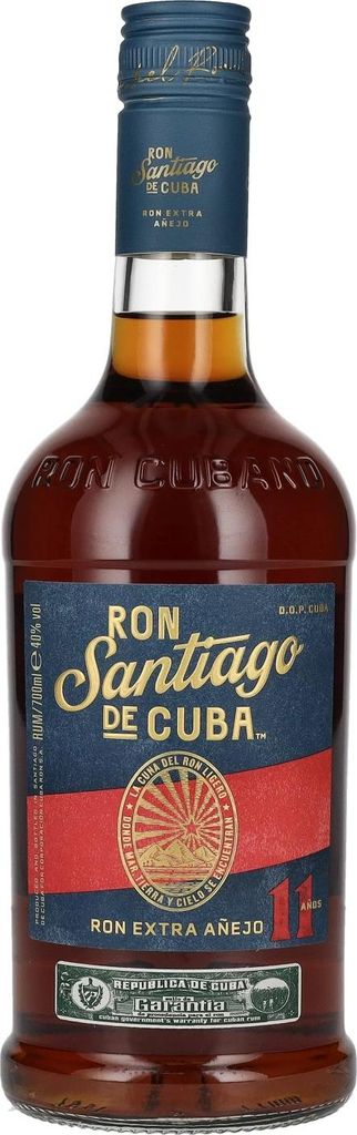 Santiago de Cuba Brauner Rum D.O.P. Cuba Ron Extra Anejo 11 Produktbild 