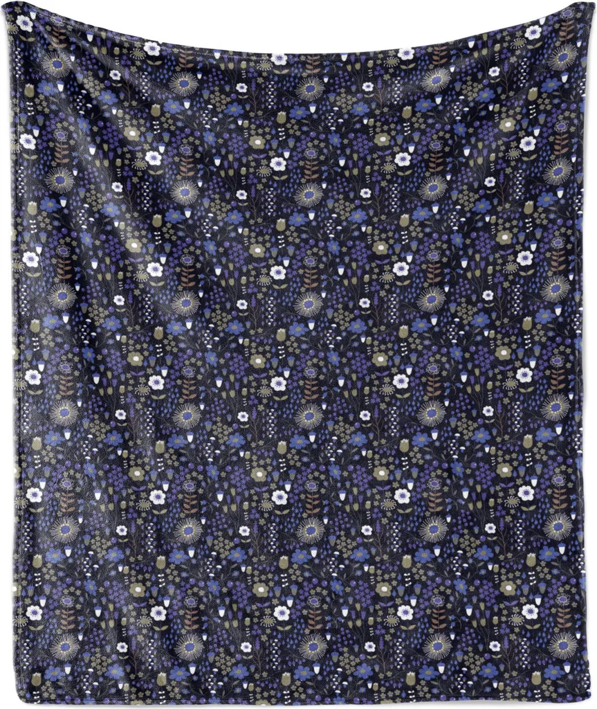 Coperta Botanica ABAKUHAUS 175x230 cm - Plaid Morbido Caffè Quarzo