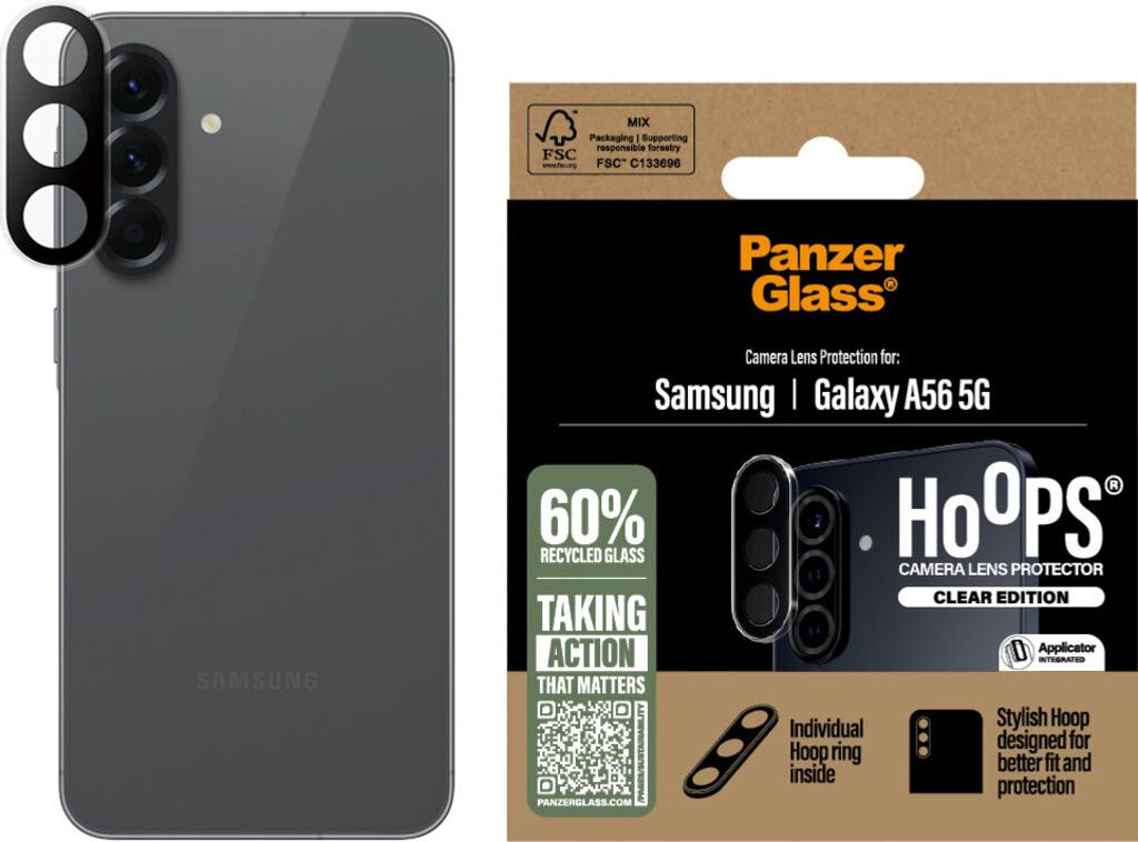 PanzerGlass ® Hoops® Protecteur d'objectif de caméra Image du produit 