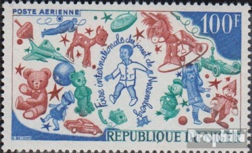 Briefmarken Niger 1969 Mi 227 (kompl.Ausg.) postfrisch Spielwarenmesse