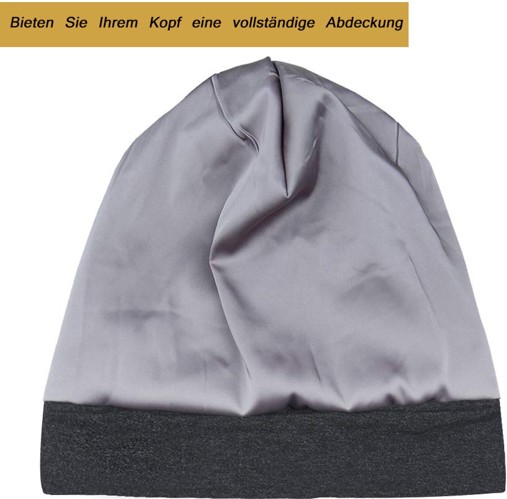 Babrukda Satin-Schlafhaube Für Kinder – Weich, Verstellbar & Multifunktional (30x30 Cm, Maschinenwaschbar)
