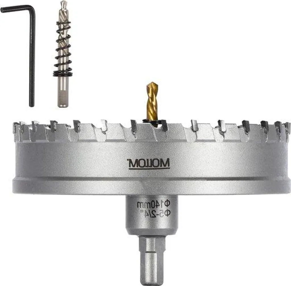 Foret lourd pour l'acier 140 mm - Foret hélicoïdal HSS haute densité