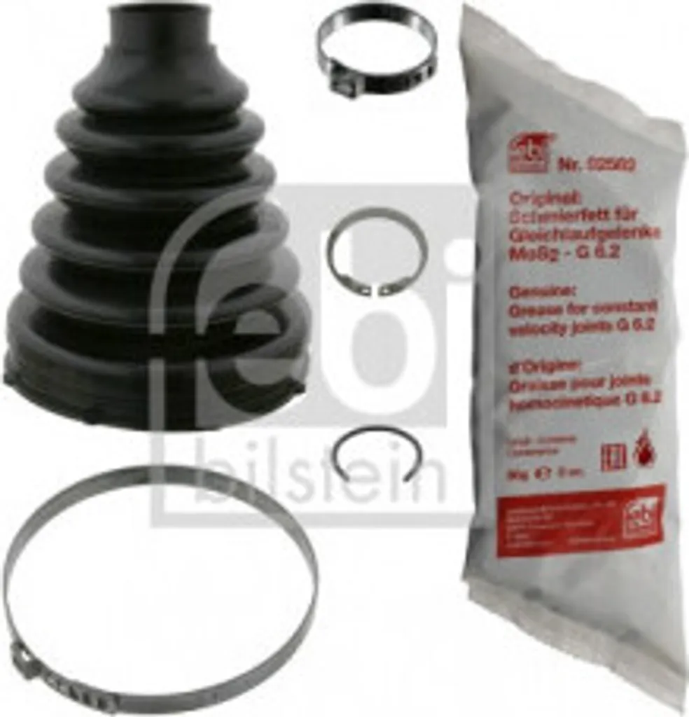 Jeu de soufflets FEBI 24031 robuste pour arbre de transmission BMW E46