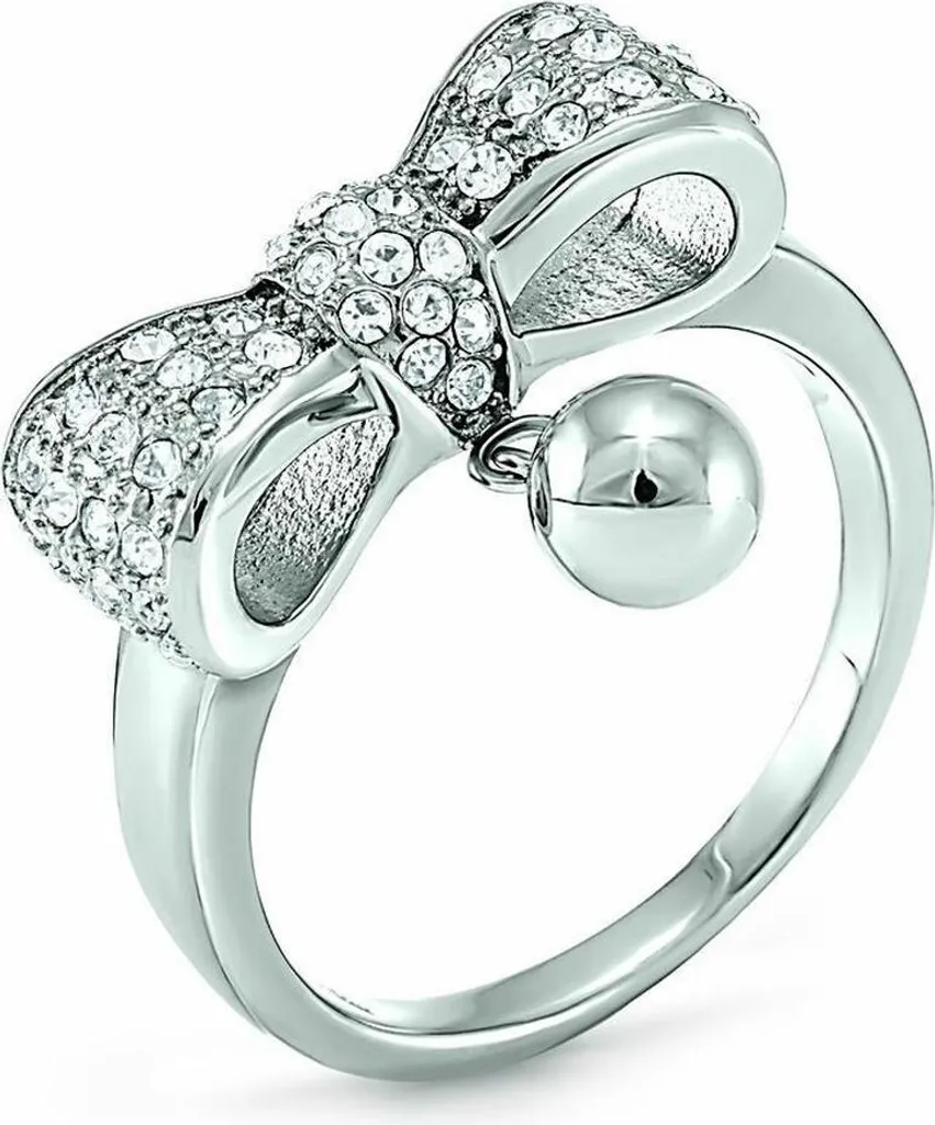 Folli Follie Anello Donna 3R15F005C-54 Silver | Design Essenziale Acciaio