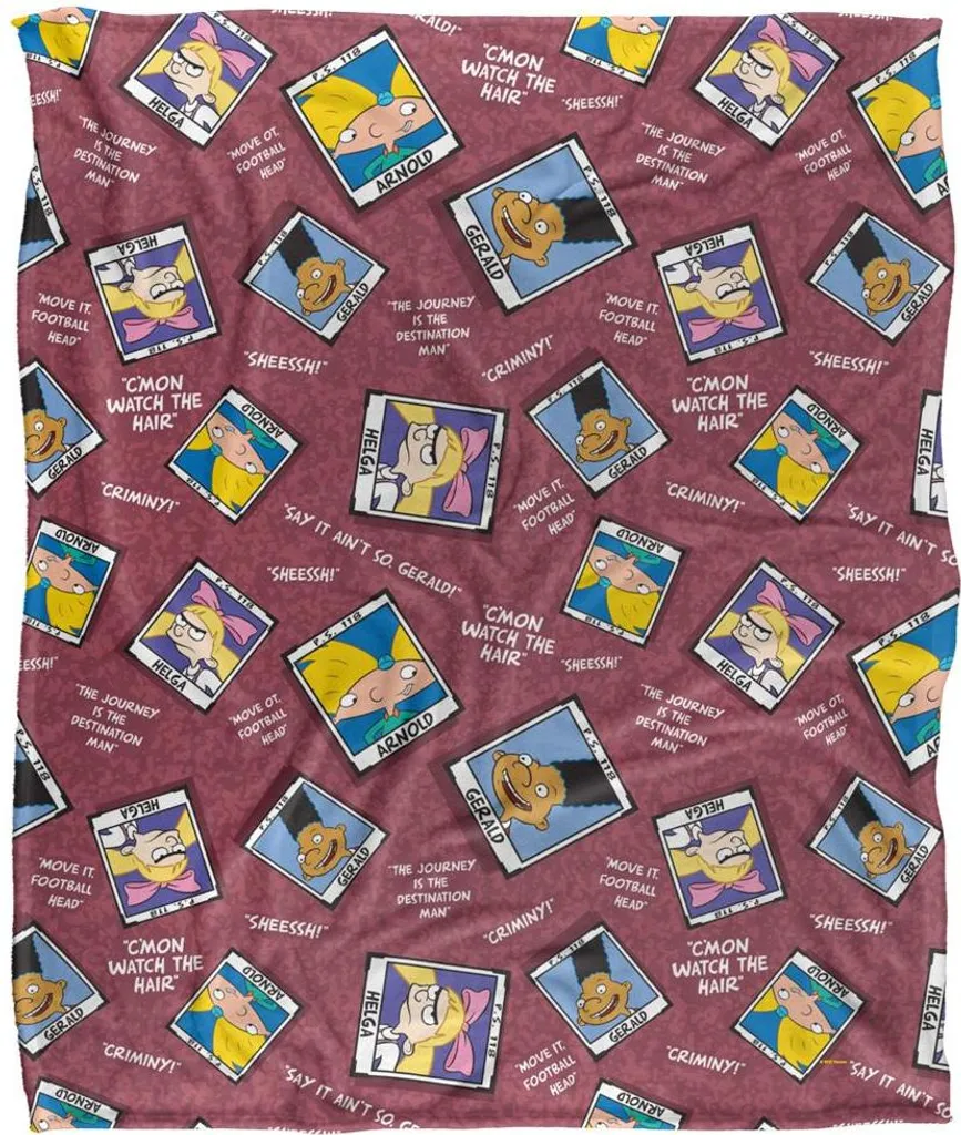 Hey Arnold ! Couverture Annuaire Soyeux Supersoft TV24926 Multicolore
