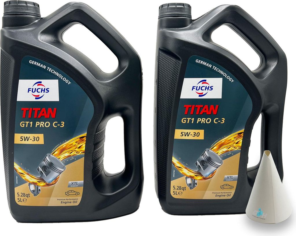 10 L Fuchs Titan GT1 Pro C-3  5W30 | VW 504 00 / 507 00 | Produktbild 