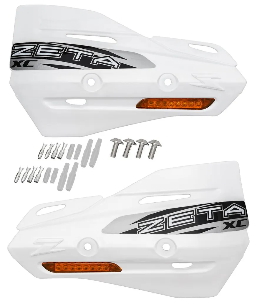 Protège-mains Tout-terrain Armorguard XC Zeta Racing avec Clignotant