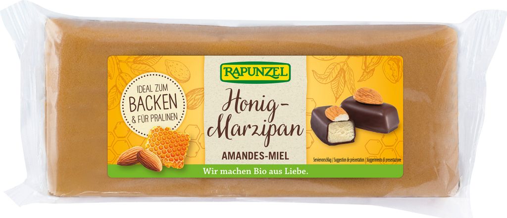 Rapunzel 1400225, 250 g, Marzipan, Honig, Nüsse, MANDELN* Produktbild 