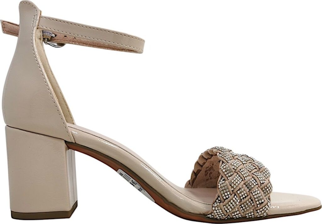 MARCO TOZZI Damen Sandalette geschlossene Ferse Glitzer Produktbild 8