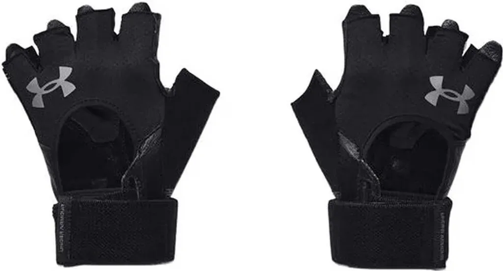 Gants Under Armour noirs taille L pour running et sport en extérieur
