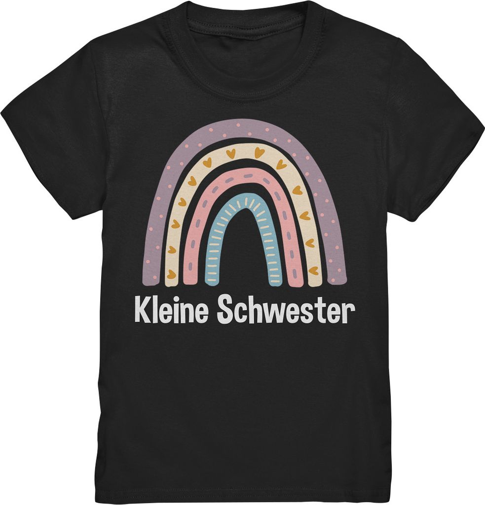 Kleine Schwester T-Shirt Regenbogen Kleine Schwester Produktbild 