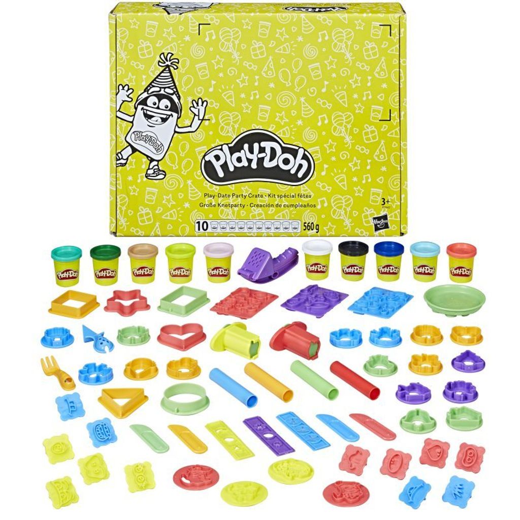 Play-Doh Play-Date Party Crate, 3 rok / roky, Netoxick, Obrázok produktu 