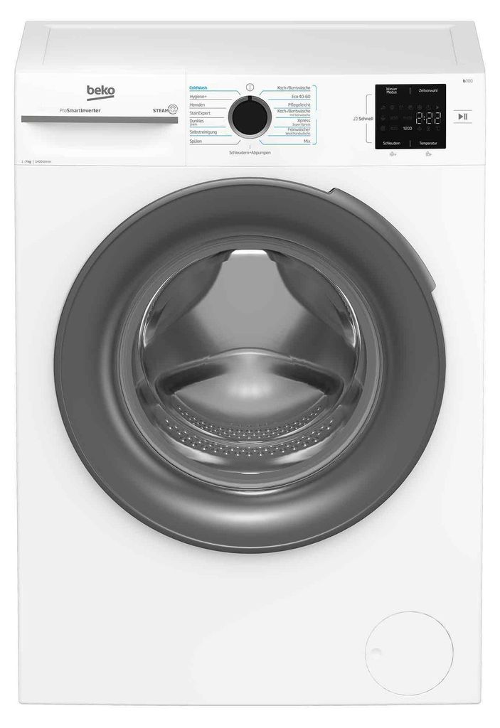 Beko BM3WFU4741W1 Waschmaschine 7kg Weiß EnergySpin AddXtra Produktbild 